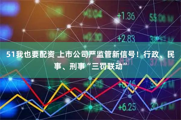 51我也要配资 上市公司严监管新信号!行政、民事、刑事“三罚联动”