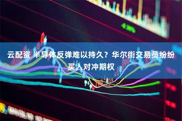 云配资 半导体反弹难以持久？华尔街交易员纷纷买入对冲期权